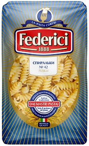 Изображение товара Макароны Federici Спиральки 500г