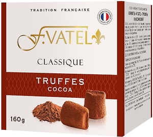 Изображение товара Конфеты F. Vatel Трюфель классический 160г
