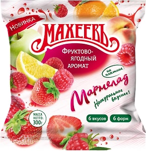 Изображение товара Мармелад Махеевъ фруктово-ягодный аромат 300г