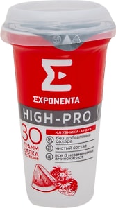 Изображение товара Напиток кисломолочный Exponenta Клубника-арбуз обезжиренный 250г