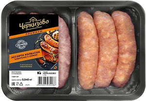 Изображение товара Колбаски Черкизово Ассорти баварские и чоризо 540г