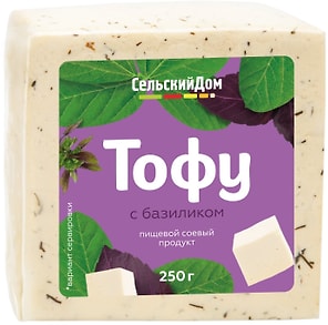 Изображение товара Тофу Сельский дом с базиликом 250г