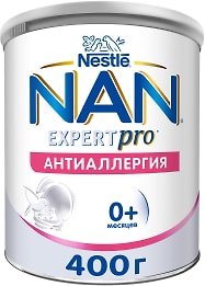Изображение товара Смесь детская NAN Антиаллергия с рождения 400г