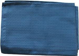 Изображение товара Полотенце вафельное Cottonika темно-синее 70*150см