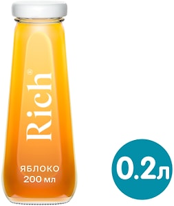 Изображение товара Сок Rich Яблоко 200мл