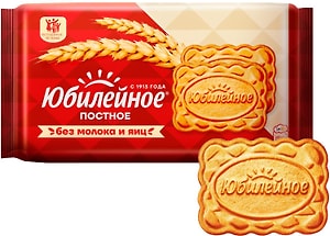 Изображение товара Печенье Юбилейное постное 224г