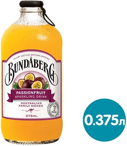 Изображение товара Напиток сокосодержащий Bundaberg Маракуйя газированный 375мл
