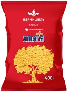 Изображение товара Макароны Ameria вермишель-паутинка 400г