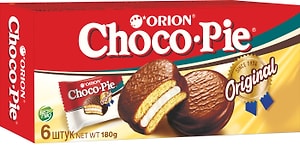 Изображение товара Пирожное Orion Choco Pie в глазури 6шт*30г