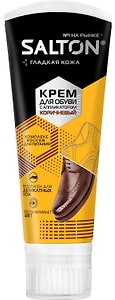 Изображение товара Крем для обуви Salton для гладкой кожи с аппликатором коричневый 75мл