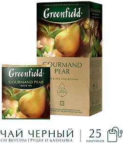 Изображение товара Чай черный Greenfield Gourmand Pear 25*1.5г