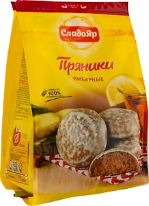 Изображение товара Пряники СладоЯр имбирные 350г