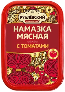 Изображение товара Намазка Рублевский мясная с томатами 150г