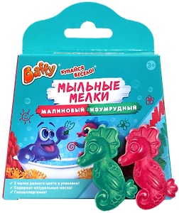 Изображение товара Мелки Baffy мыльные Малиновый-Изумрудный