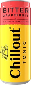 Изображение товара Напиток Chillout Tonic Bitter grapefruit 330мл