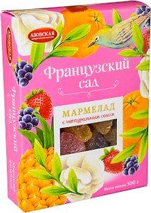 Изображение товара Мармелад Азовская КФ Французский Сад с натуральным соком 300г