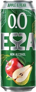 Изображение товара Напиток пивной Essa безалкогольный яблоко-груша пастеризованный 450мл