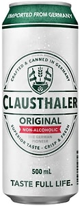 Изображение товара Пиво Clausthaler Original светлое 0.5% 500мл