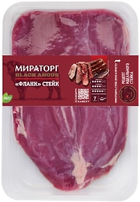 Изображение товара Стейк говяжий Мираторг Black Angus Фланк 490г