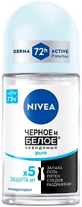 Изображение товара Антиперспирант NIVEA Черное и Белое Невидимый Pure 50мл
