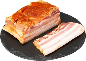 Изображение товара Грудинка соленая острая 0.2-0.4кг