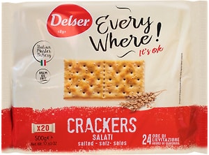 Изображение товара Крекеры Delser Salato Pacco с солью 500г