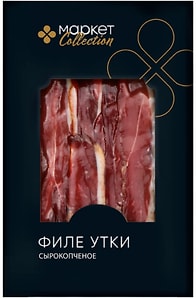 Изображение товара Филе из мяса утки Маркет Collection сырокопченое 100г