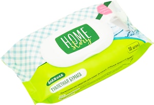 Изображение товара Туалетная бумага Home Story влажная 50шт