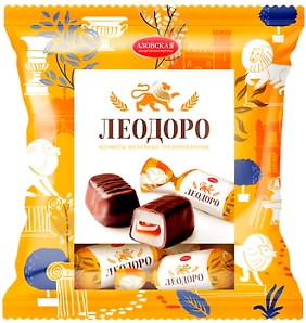 Изображение товара Конфеты Азовская КФ желейные глазированные Леодоро 250г