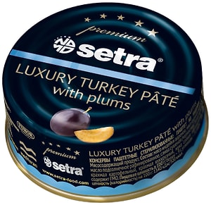 Изображение товара Паштет Setra из индейки с черносливом 100г