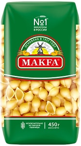 Изображение товара Макароны Makfa Ракушки 450г