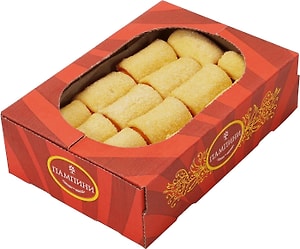 Изображение товара Печенье Пампини Слойка топик малина 600г