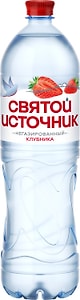 Изображение товара Вода Святой Источник со вкусом клубники негазированная 1.5л