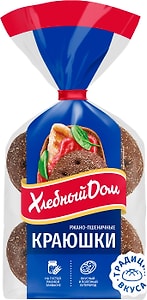 Изображение товара Лепешки Хлебный Дом Краюшки ржано-пшеничные 240г