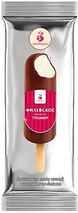 Изображение товара Мороженое Филевское Пломбир эскимо 80г