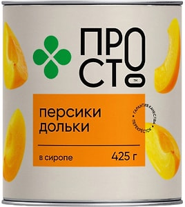 Изображение товара Персики ПР!СТ дольки в сиропе 425г