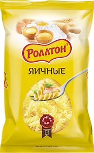 Изображение товара Макароны Роллтон Спирали яичные №14 400г