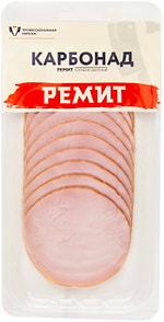 Изображение товара Карбонад Ремит варено-копченый нарезка 150г