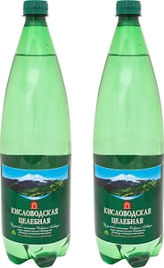 Изображение товара Вода Кисловодская Целебная минерально-столовая газированная 1.5л