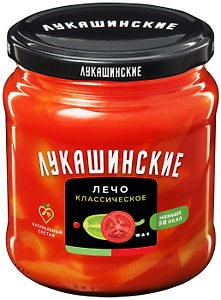 Изображение товара Лечо Лукашинские натуральное 450г