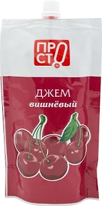 Изображение товара Джем ПРОСТО Вишневый 300г