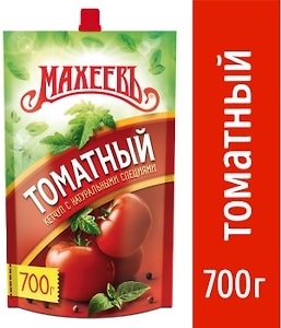 Изображение товара Кетчуп Махеевъ Томатный 700г