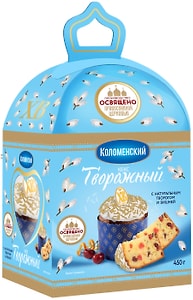 Изображение товара Кекс Коломенский Праздничный творожный 450г