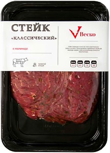 Изображение товара Стейк говяжий Веско Классический бескостный категории А 300г