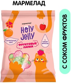 Изображение товара Мармелад Holy Jelly Жевательный Фруктовые лапки 65г