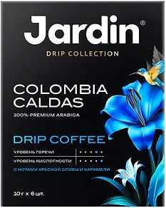 Изображение товара Кофе молотый Jardin в дрип-пакетах Colombia Caldas 6*10г