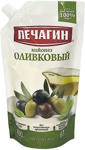 Изображение товара Майонез Pechagin Оливковый 67% 400мл
