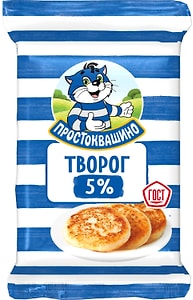 Изображение товара Творог Простоквашино традиционный 5% 180г