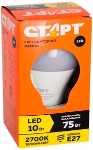 Изображение товара Лампа светодиодная Старт Eco LED GLS E27 10W