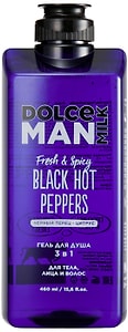 Изображение товара Гель для душа для Dolce Milk 3в1 MAN Горячие черные перцы 460мл